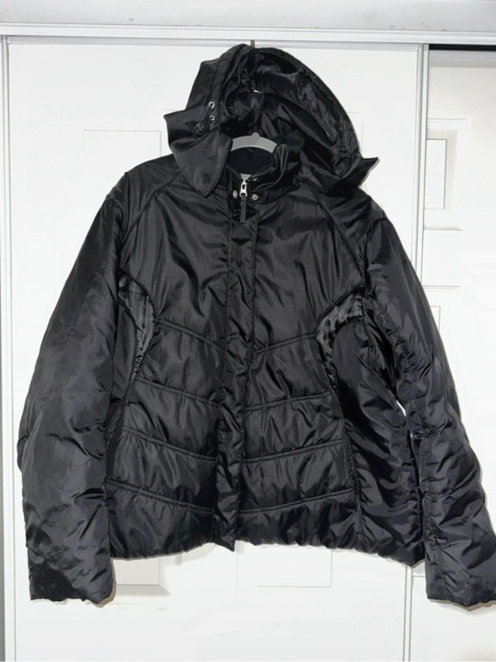 Cato Black Women's Hooded Puffer Jacket